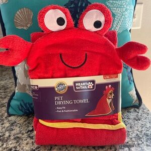 Hooded dog towel🦀🐶🐾
